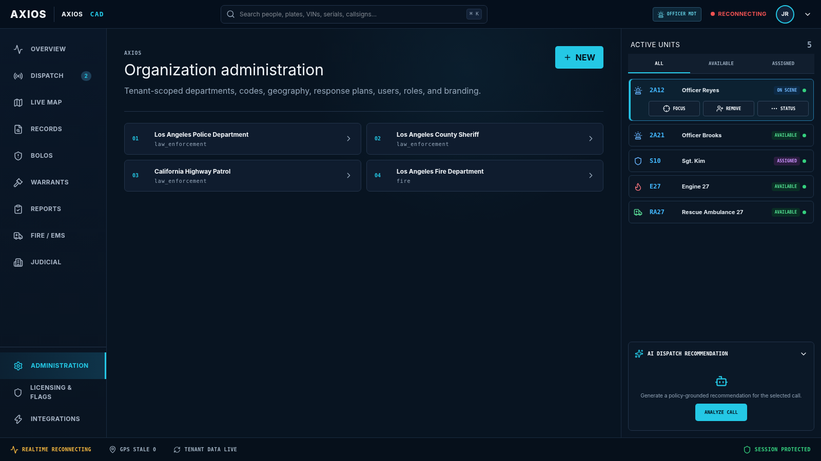 Organization Administration